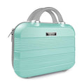 14 Inch Waterproof Hard Shell Makeup Case - Green, Travel & Organizer