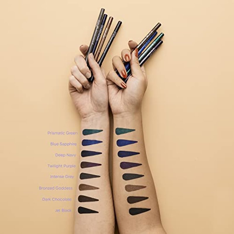 Marcelle Velvet Gel Waterproof Eyeliner, Jet Black, Gel-Based Eye Pencil, Long-Lasting, Smudge-Proof, Fragrance-Free, Hypoallergenic, Cruelty-Free, 0.04 Oz.
