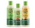 Olive Oil Shampoo & Conditioner Set for Stronger Hair - 3 Piece Hair Care Kit