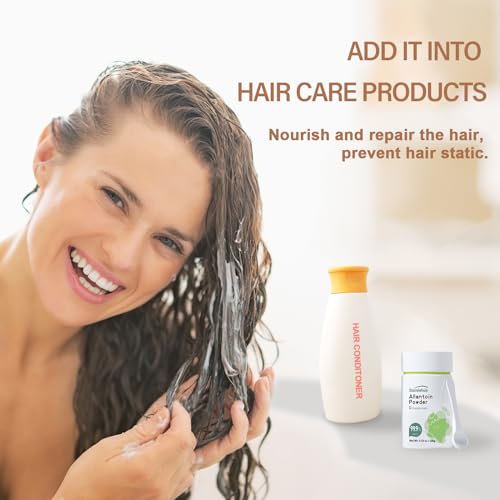 Allantoin Powder, 3.53 OZ 99.9% Purity, Cosmetic Grade, DIY Allantoin Emulsion, Allantoin Cream, Allantoin Lotion, Allantoin Masks, Allantoin Helps to Hydrate And Moisturize The Skin
