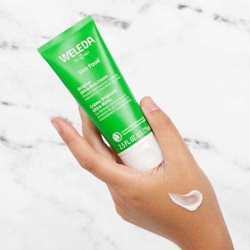 Weleda Skin Food Cream, Lip Balm & Body Moisturizer Bundle - 2.5oz Ultra-Rich Cream, 0.17oz Nourishing Lip Treatment