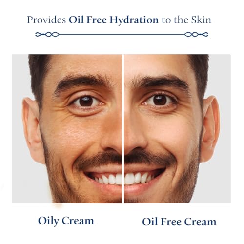 Blue Nectar Vitamin C Face Moisturizer for Oily & Acne Prone Skin with Grapeseed | Oil-Free | Non-Greasy Cream for Men (19 herbs, 1.76 fl oz)