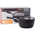 2.6 Qt Nonstick Ceramic Saucepan with Lid - Induction Safe, Oven Ready