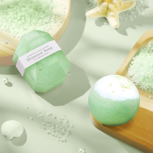 Kalokey Sage Green Birthday Spa Gift Basket for Women Self Care & Relaxation