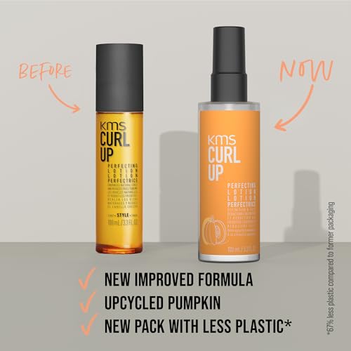 KMS CurlUp Curl Defining & Frizz Control Lotion - 100ml for Bouncy Soft Curls