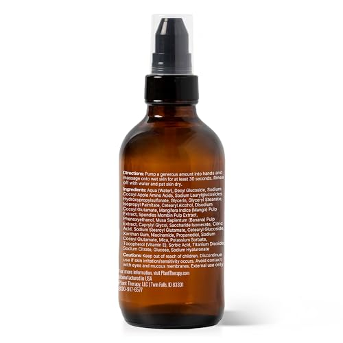Plant Therapy Radiance Gel-Cream Cleanser 4oz - Gentle Hydrating Facial Wash