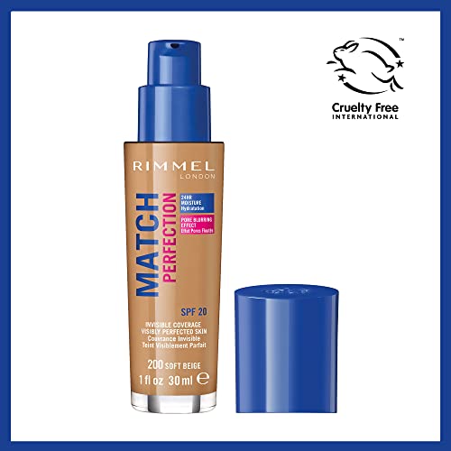Rimmel Match Perfection Foundation Spf20 200 Soft Beige