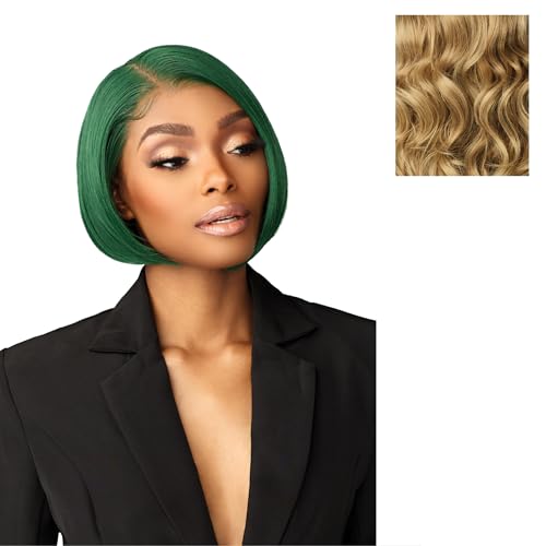 Sensationnel ChicBob Lace Front Wig 3 Dirt yBlonde - 5" Deep HD Lace, Pre-Plucked, Glueless
