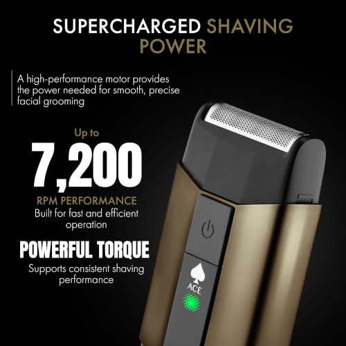 Foil Shaver with Integrated Trimmer - Cordless, USB-C Rechargeable, Close Shaving