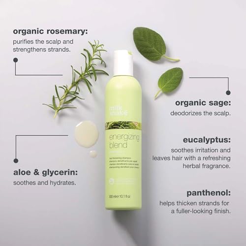 Milk Shake Energizing Blend Shampoo 33.8 Fl Oz Rosemary & Sage Extracts