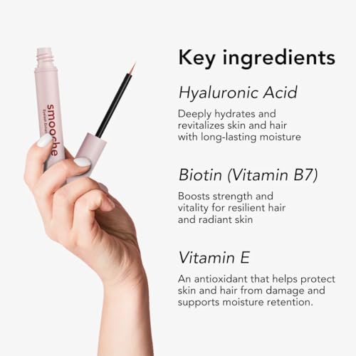 Smooche Eyelash Growth Serum ? Clinically Tested for Longer, Thicker Lashes in 8 Weeks ? Vegan, Hormone-Free & Cruelty-Free Lash Enhancer
