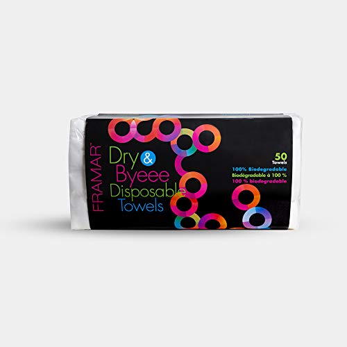 Biodegradable Salon Hair Towels Small - Disposable Hair & Spa Towels for Women