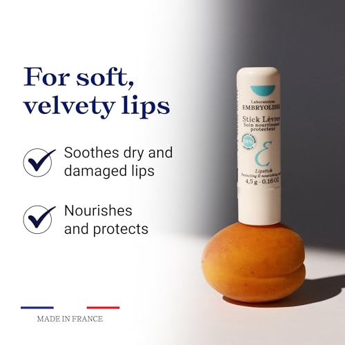 Embryolisse Protective Repair Lip Balm. Shea Butter Care for Hydration and Protection of Chapped and Dry Lips, 0.16 oz.