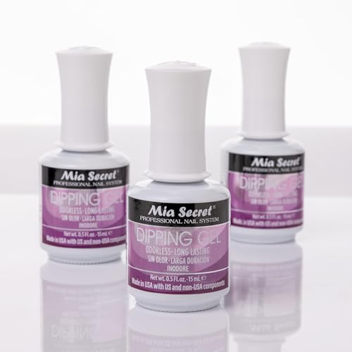 Mia Secret Professional - Dipping Gel UV,LED Odorless- Acrylic Dip system (1/4 oz.)