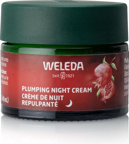 Weleda Plumping Night Cream with Pomegranate & Maca Root Peptides – Plant-Rich Moisturizer