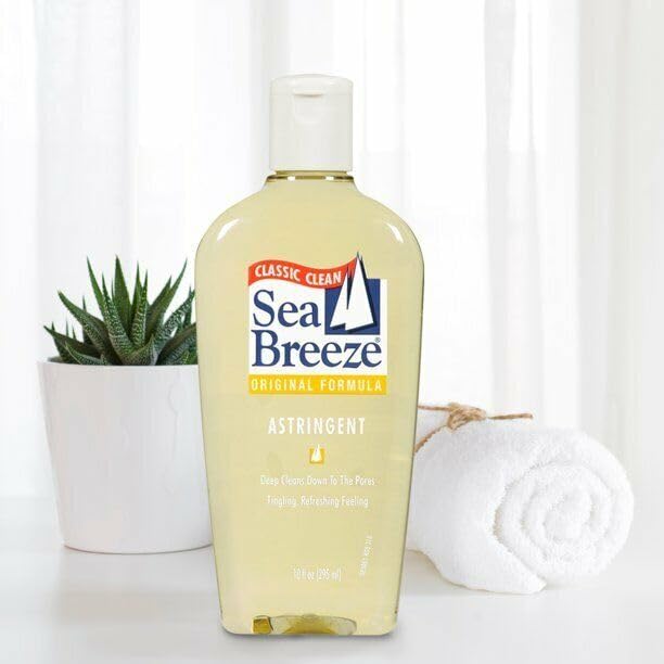 Sea Breeze Original Deep Cleaning Astringent 10oz Pack of 3 for Clearer Skin