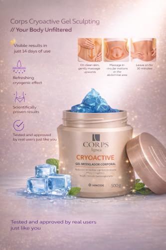 Cryoactive Body Gel for Cellulite, Firming & Fat Reduction 500g