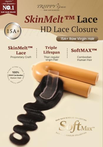 Natural Color 2x6 HD Lace Closure Body Wave 22 Inch - Ultra-Thin Swiss Lace