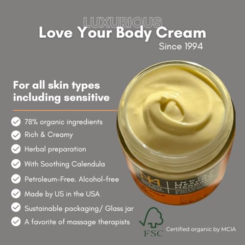 Indian Meadow Herbals Love Your Body Cream (4oz) - Luxurious Ultra Repair Cream Soothes & Protects Dry, Itchy Skin, scaly, sensitive skin. For Face & Body.