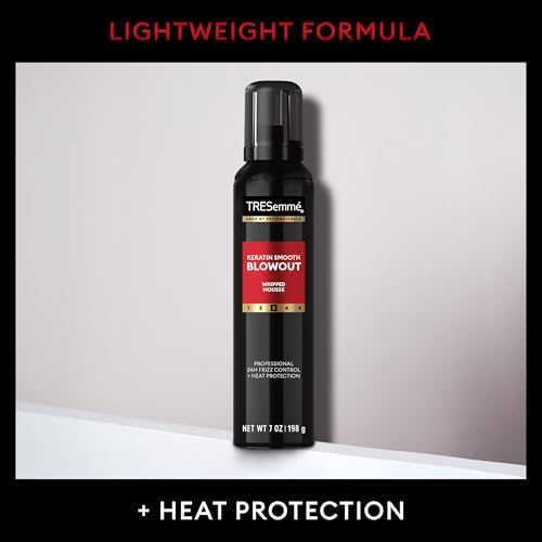 TRESemmé Keratin Smooth Blowout Styling Set - Mousse & Hairspray, Frizz Control
