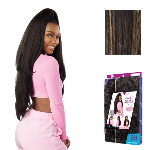 Sensationnel Instant Updown Half Wig & Ponytail Set - Balayage Gold