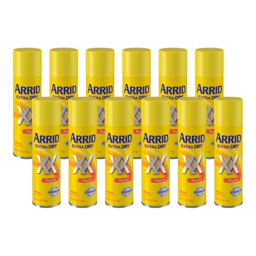 Arrid XX Extra Dry Aerosol Antiperspirant Deodorant - Regular, 6 oz Pack of 12