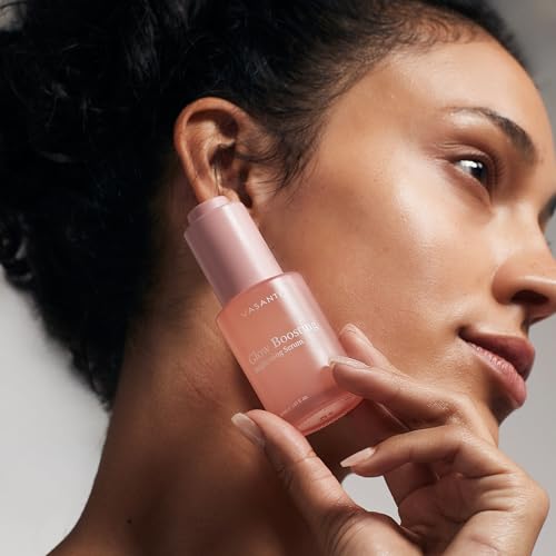 VASANTI Glow Boosting Brightening Serum ? Vitamin C Face Serum with Arbutin, Bearberry & Antioxidants for Radiant Complexion, Even Skin Tone, Dark Spot Reduction & Hydrated, Glowing Skin ? 30mL