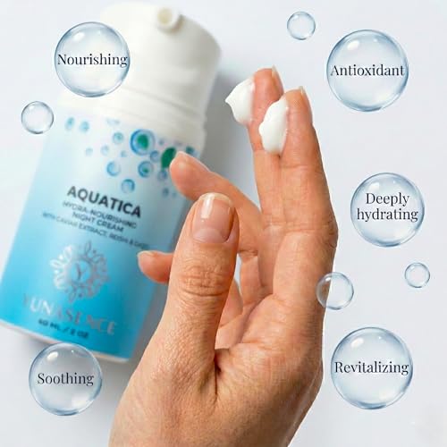 Hydrating Night Cream with Caviar Extract and CoQ10 - All Natural, 2oz