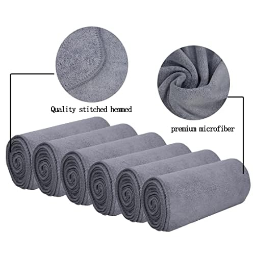 Microfiber Face Cloth Makeup Remover Cloth Face cleaning Cloths Soft Facial Washcloths 12 x 12inch 12 Pack