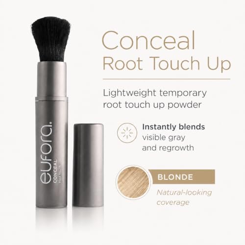 Eufora Conceal Root Touch Up Blonde 0.21 Oz - Instant Gray Coverage, Long Lasting
