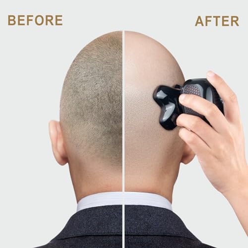 Telfun Gold Detachable Head & Body Electric Shaver - Waterproof Rechargeable Razor
