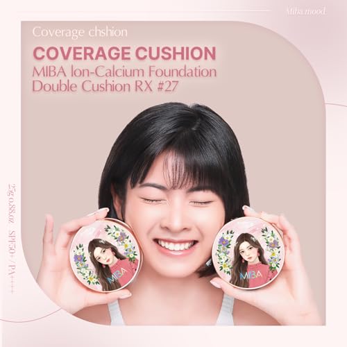 Long Lasting Foundation Cushion for Dark Skin Tones - 27 No., Brightens & Moisturizes