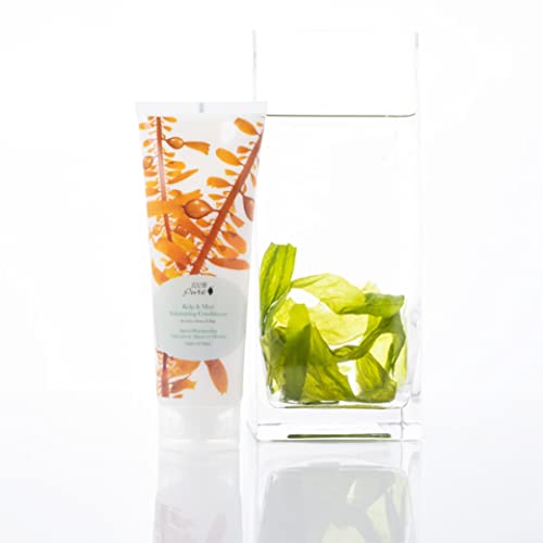 8 Fl Oz Volumizing Conditioner with Kelp & Mint - Natural Hair Thickening & Shine