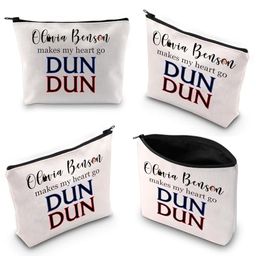 XYANFA Lawer Order Makeup Bag Tv Show Fans Gift Lover Cosmetic Bag Lawer Zipper Pouch Dun Dun (DUN DUN)