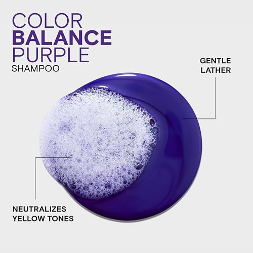 Purple Shampoo & Conditioner Set 33.8 Fl Oz - Eliminates Brassy Yellow Tones for Blonde & Gray Hair - Variation: Pack of 2