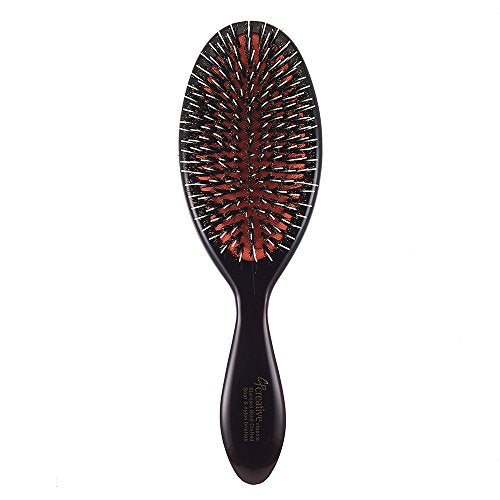 Creative Hair Brushes Brown 1 Count Boar & Nylon All-Purpose Hairbrush