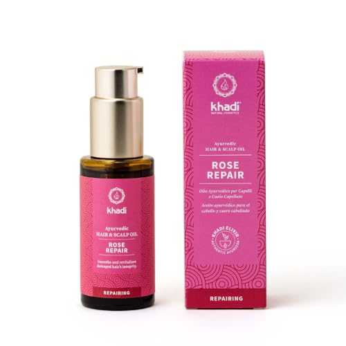 Rose Repair Hair Oil for Damaged, Dry & Split Ends - Natural & Vegan, 1.69 fl oz