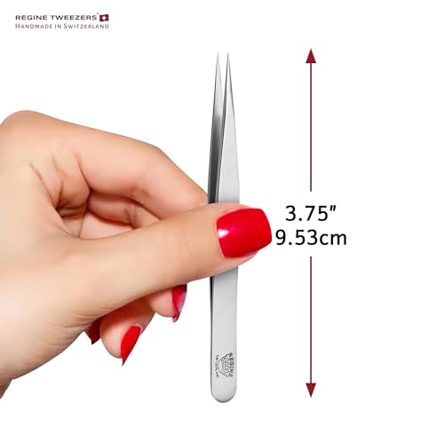 Ingrown Hair & Splinter Tweezers - Fine-Point Precision Stainless Steel Tool