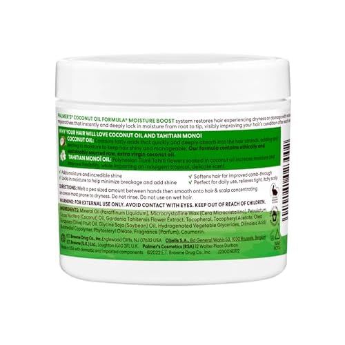 Palmer's Coconut Oil Moisture Gro Hairdress Jar 5.25 Ounce (155ml)
