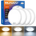 8.7 Inch 4-Pack White LED Motion Sensor Ceiling Lights with Adjustable Color Temperature