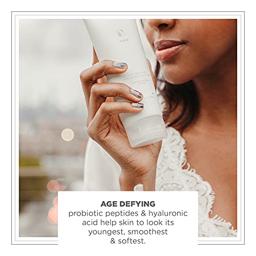 Zents Age-Defying Probiotic Lotion & Triple-Milled Luxe Bar Soap Set (Earth Fragrance) | Moisturizing Lotion with Hyaluronic Acid & Organic Shea Butter | With Organic Shea Butter | 6.4 fl oz & 5.7 oz