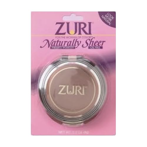 Zuri Naturally Sheer Pressed Powder - Natural Brown