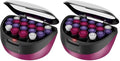 Pink Ionic Conditioning Hair Curlers Set - 20 Velvety Rollers, Long-Lasting Style
