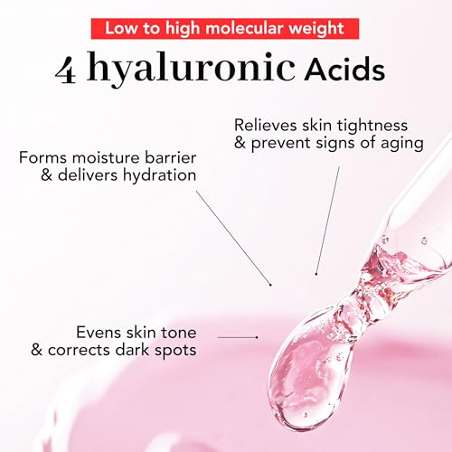 NOWATER Hyaluronic Acid Face Serum for Sensitive Skin - Niacinamide, Galactomyces ? Anti-Aging, Hydrating, Light-weight ? Fragrance-Free, Clean Korean Skin Care (1.01 fl.oz)