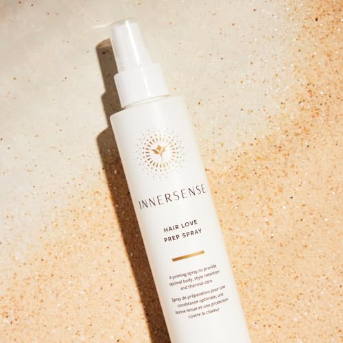 INNERSENSE Organic Hair Love Prep Spray 6.7oz - Prime & Style with Natural Ingredients