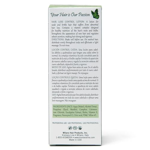 Kismera Hair Loss Control Lotion 4oz - Thinning Hair Treatment for Men & Women