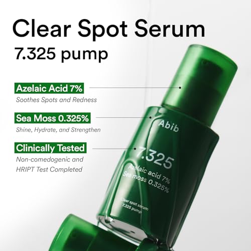 Abib Clear Spot Serum - 1.01 Fl Oz Azelaic Acid Blemish & Redness Treatment, Korean Skincare