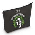 JXGZSO Ghost Movie Gift Horror Movie Cosmetic Bag Halloween Ghost Makeup Bag It¡¯s Showtime Cosmetic Bag (Showtime B)