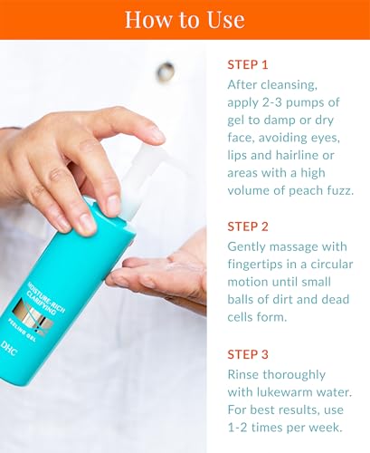 Moisture-Rich Clarifying Peeling Gel for Face, Gentle Exfoliant, 4.9 oz