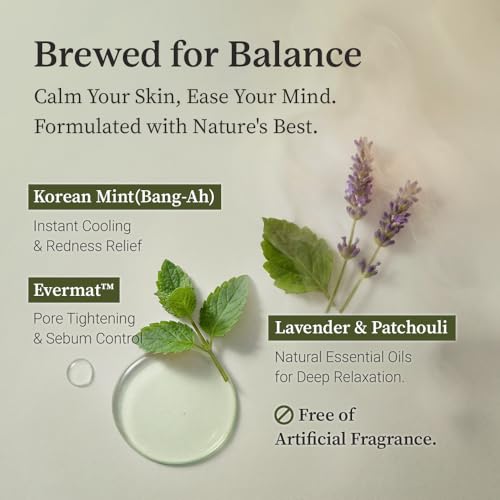 Cooling Facial Toner with Korean Mint & Hyaluronic Acid - Hydrating & Soothing 150ml